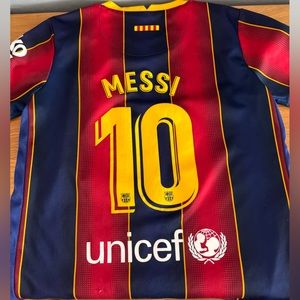 Boys Leo Messi Barcelona FBC jersey